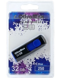 Накопитель USB 2 0 32GB OM 32GB 250 Blue 250 синий Oltramax