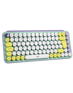 Клавиатура POP Keys 920 010717 USB 85 клавиш зелёно белая Logitech