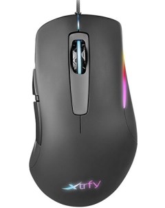 Мышь XG M1 RGB игровая чёрная 5 кнопок OMRON Pixart 3330 7200 dpi RGB подсветка USB Xtrfy