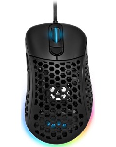 Мышь Light2 200 6 кнопок 16000 dpi USB RGB подсветка черная Sharkoon