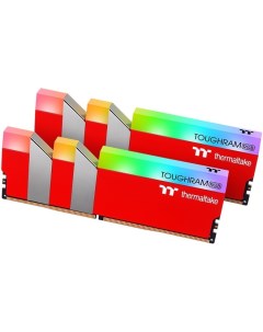 Модуль памяти DDR4 16GB 2 8GB RG25D408GX2 3600C18A TOUGHRAM RGB red PC4 28800 3600MHz CL18 радиатор  Thermaltake