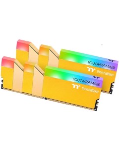 Модуль памяти DDR4 16GB 2 8GB RG26D408GX2 3600C18A TOUGHRAM RGB gold PC4 28800 3600MHz CL18 радиатор Thermaltake