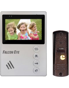 Комплект KIT Vista видеодомофон дисплей 4 TFT Вызывная видеопанель накладная 4х проводная с ИК подве Falcon eye