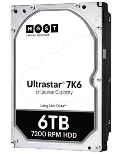 Жесткий диск 6TB SATA 6Gb s 0B36039 HUS726T6TALE6L4 3 5 Ultrastar 7K6 7200rpm 256MB 512E SE Bulk Western digital