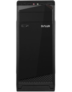 Корпус ATX DW605 черный БП 500W 2 USB 1 1 audio Delux