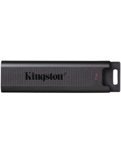 Накопитель USB 3 2 1TB DataTraveler Max DTMAX 1TB 1000 900MB s черный ребристый корпус с кольцом для Kingston