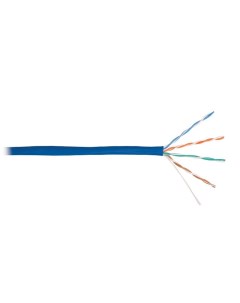 Кабель витая пара U UTP 5e кат 4 пары NKL 4100A BL 24AWG 0 50 мм медь одножильный solid внутренний P Nikolan