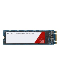 Накопитель SSD M 2 2280 WDS100T1R0B WD Red SA500 1TB SATA 6Gb s 560 530MB s IOPS 95K 85K MTTF 2M Western digital