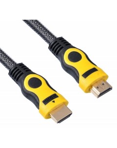 Кабель интерфейсный HDMI HDMI HDMI 19M 19M BRAID 1 8м Buro