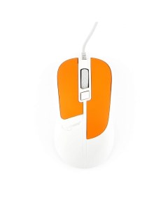 Мышь MOP 410 оранжевый USB 3 кнопки колесо кнопка soft touch 1600 DPI кабель 1 5м Gembird