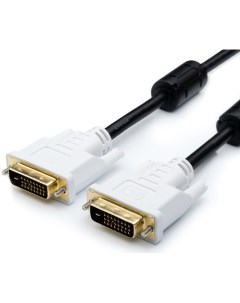 Кабель DVI AT0702 10 0м DVI D Dual link 24 pin 2 феррита пакет Atcom