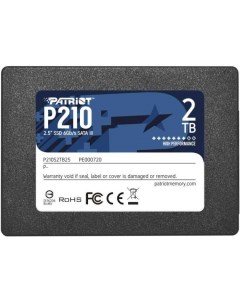 Накопитель SSD 2 5 P210S2TB25 P210 2TB SATA 6Gb s 3D TLC 520 430MB s 7mm Patriot memory
