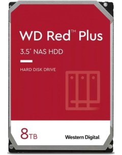 Жесткий диск 8TB SATA 6Gb s WD80EFZZ 128MB RED PLUS Western digital