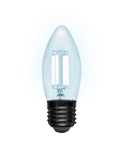 Лампа 604 086 филаментная свеча CN35 7 5 Вт 600 Лм 4000K E27 прозрачная колба Rexant