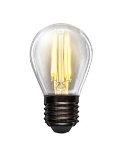 Лампа 604 123 филаментная шарик GL45 7 5 Вт 600 Лм 2700K E27 прозрачная колба Rexant