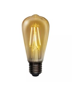 Лампа 604 141 филаментная груша ST64 11 5 Вт 1380 Лм 2400K E27 золотистая колба Rexant