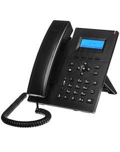 Телефон VoiceIP QIPP 100P 2 линии SIP 31 клавиша ЖК дисплей 132 64 с подсветкой телефонная книга 100 Qtech