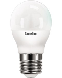 Лампа светодиодная LED10 G45 845 E27 10Вт 90Вт E27 170 265В 4500К 840лм шар 13568 Camelion