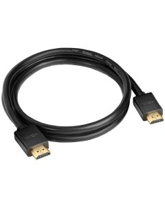 Кабель HM401 50579 7 5м HDMI 2 0 черный HDR 4 2 2 Ultra HD 4K 60 fps 60Hz 5K 30Hz 3D AUDIO 18 0 Гбит Gcr