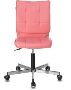Кресло офисное CH 330M цвет розовый Lincoln 205 искусственная кожа крестовина металл хром Бюрократ