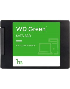 Накопитель SSD 2 5 WDS100T3G0A WD Green 1ТБ SATA 6Gb c TLC Western digital