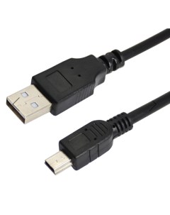 Кабель 18 1131 2 mini USB male USB A male 0 2M черный Rexant