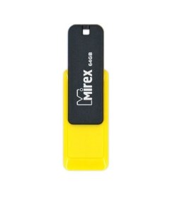 Накопитель USB 2 0 64GB CITY 13600 FMUCYL64 жёлтый ecopack Mirex