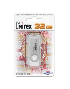 Накопитель USB 2 0 32GB SWIVEL 13600 FMUSWT32 белый ecopack Mirex
