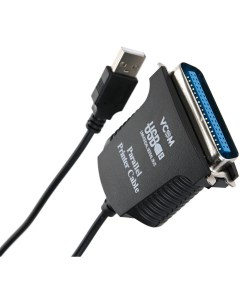 Кабель адаптер VUS7052 USB A вилка LPT прямое подключение к LPT порту принтера 1 8м Vcom