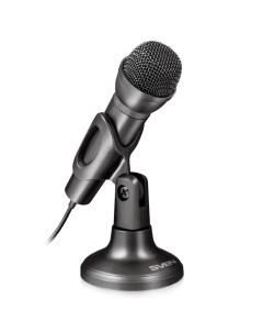Микрофон MK 500 SV 019051 черный настольная стойка 1 8м Sven