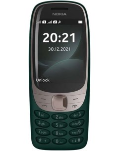 Мобильный телефон 6310 DS TA 1400 16POSE01A08 green 2 8 single core 16MB 8MB ROM RAM 0 3 Mpix micro  Nokia