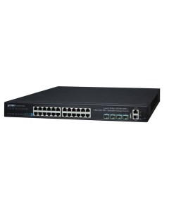 Коммутатор SGS 6341 24T4X Layer 3 24 Port 10 100 1000T 4 Port 10G SFP Stackable Managed Switch Planet