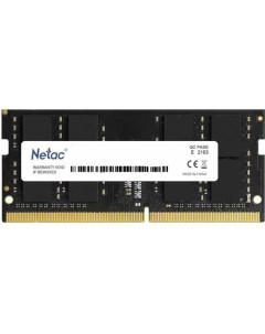 Модуль памяти SODIMM DDR4 16GB NTBSD4N32SP 16 PC4 25600 3200MHz CL22 1 2V Netac