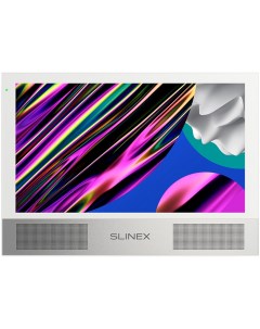 Видеодомофон Sonik 7 White Silver цветной настенный 7 сенсорный IPS TFT LCD дисплей 16 9 разрешение  Slinex