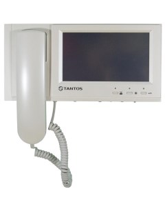 Видеодомофон LOKI XL цветной TFT LCD 7 touch screen дисплей механические кнопки с трубкой 3 вх для в Tantos