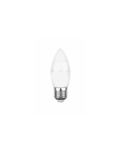 Лампа светодиодная 604 022 свеча CN 7 5 Вт E27 713 лм 6500 K нейтральный свет Rexant