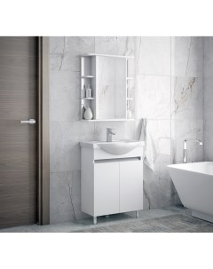 Мебель для ванной Джуно 55 NEW напольная белая Corozo