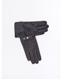 Тёплые шерстяные перчатки с экомехом внутри Zolla