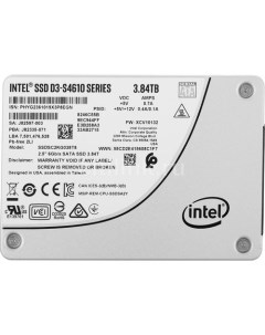SSD накопитель DC D3 S4610 SSDSC2KG038T801 3 8ТБ 2 5 SATA III SATA Intel