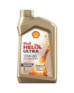 Моторное масло Helix Ultra Racing 10W 60 1л синтетическое Shell