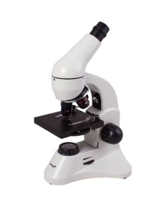 Микроскоп Rainbow 50L Plus световой оптический биологический 64 1280х на 3 объектива лунный камень Levenhuk