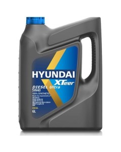 Моторное масло XTeer Diesel Ultra 5W 40 6л синтетическое Hyundai