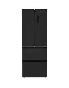 Холодильник трехкамерный ZRFD361B No Frost French Door инверторный черный Zugel