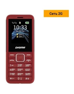Сотовый телефон Linx C171 красный Digma