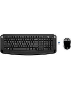 Клавиатура и мышь HP 3ML04AA Wireless Keyboard and Mouse 300 Black USB Hp