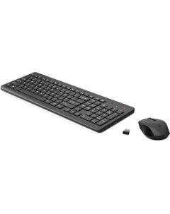 Клавиатура и мышь HP Wired Combo 150240J7AA Черная Hp