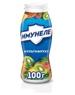 Напиток кисломолочный Имунеле мультифрукт 1 2 100 г