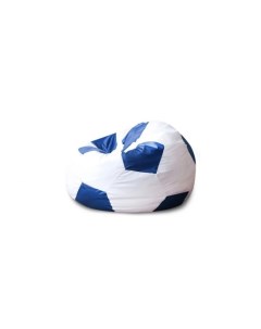 Кресло Мяч Бело Синий Dreambag