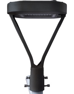 Уличный консольный светильник светодиодный 50W 6000lm 5000K черный Feron