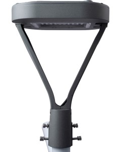 Уличный консольный светильник светодиодный 100W 12000lm 5000K серый Feron